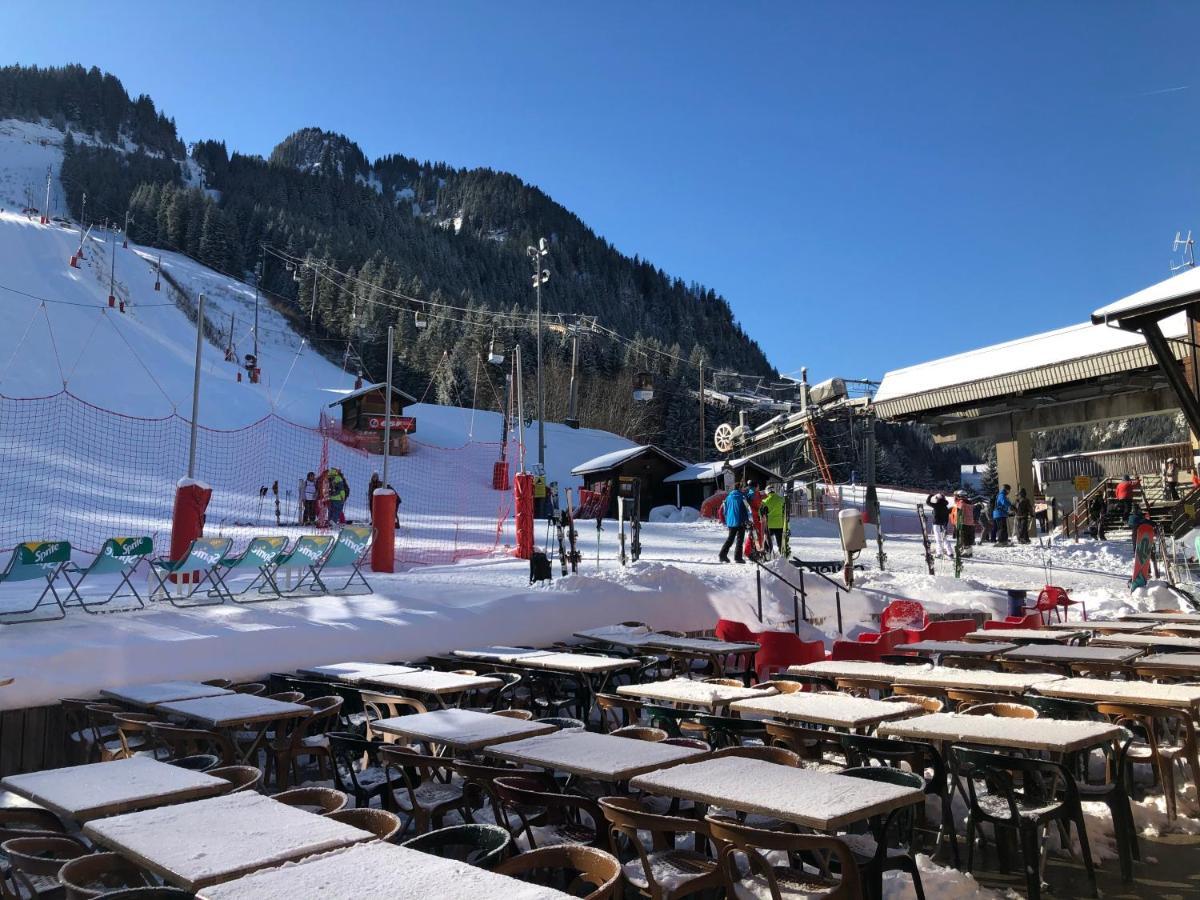 Le Schuss Hotell Châtel Eksteriør bilde